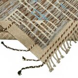 Handmade Turkish One of a Kind 202 cm x 304 cm Brown Wool Carpet