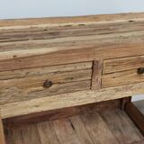 Small wooden console