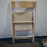 Folding chair in cane