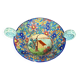 Longwy: Important bowl or empty pocket in polychrome cloisonné enamels
