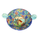Longwy: Important bowl or empty pocket in polychrome cloisonné enamels