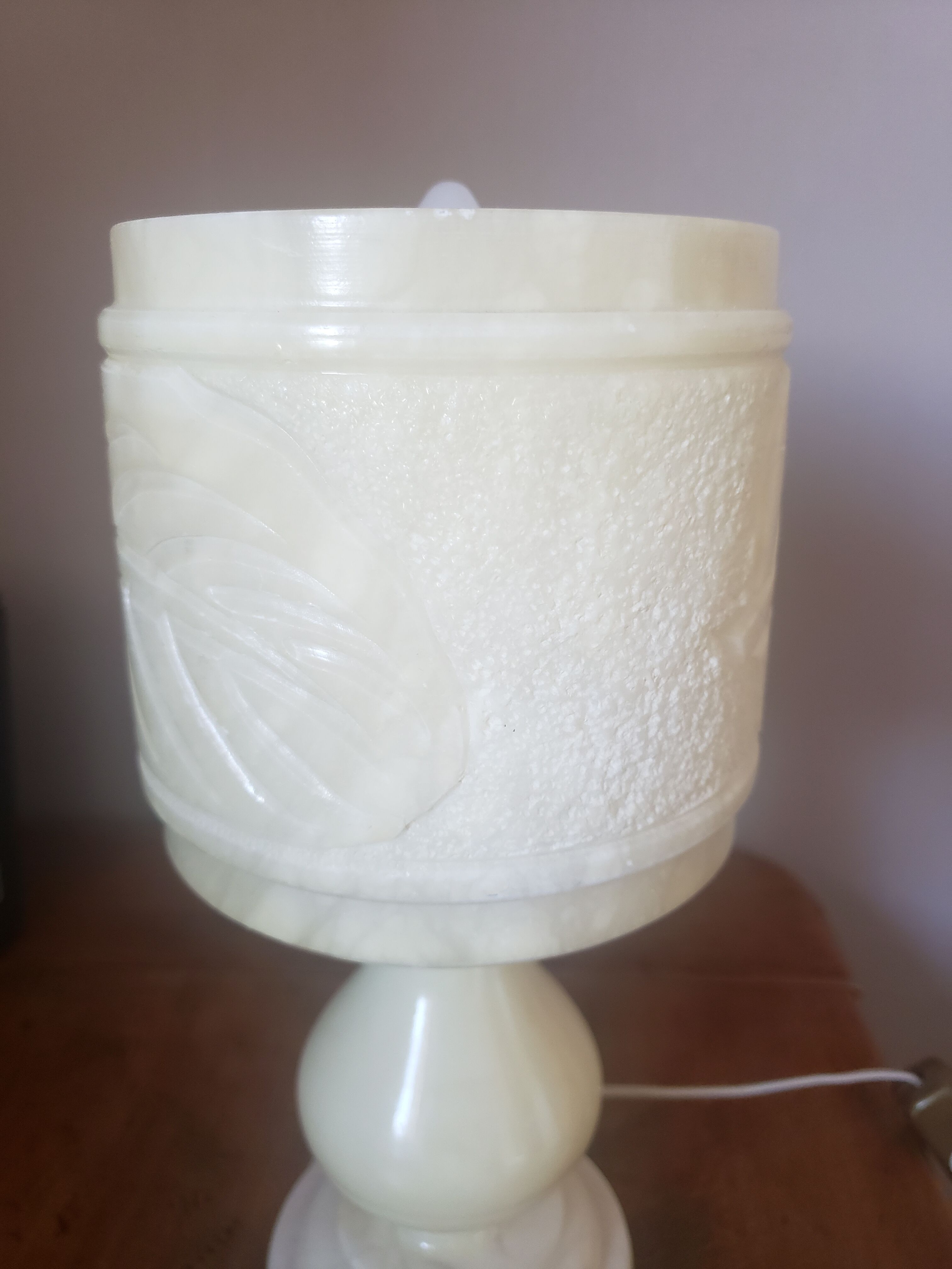 Alabaster lamp