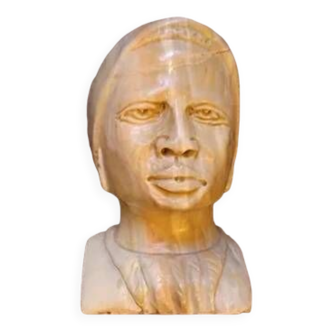 Marble bust from Madagascar