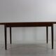 Danish sixties design teakwood extendable dining for Glostrup Møbelfabrik