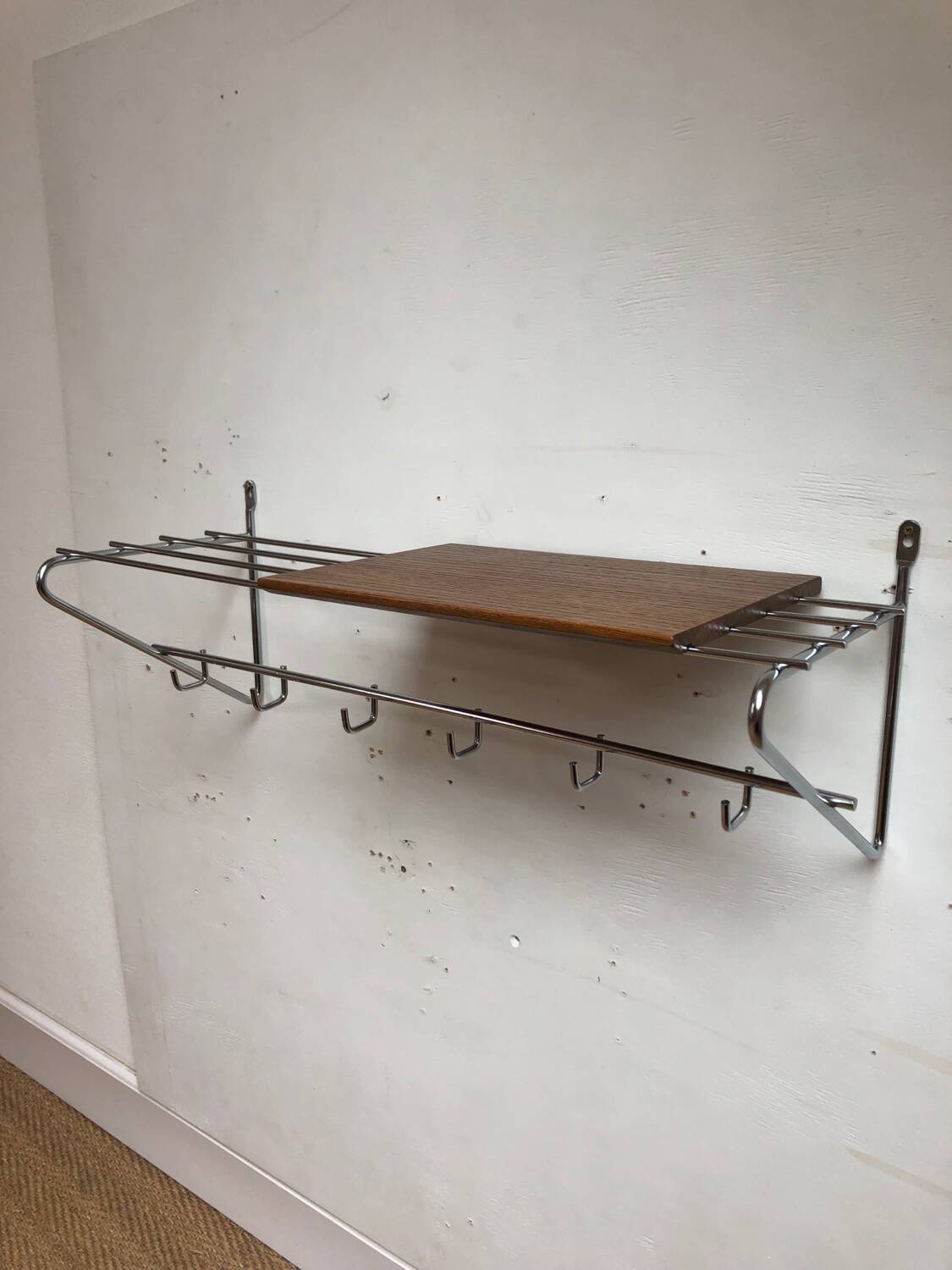 Console, wall coat rack, 1960