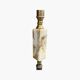 Super Rare Vintage Floor Lamp - Brass & Green Marble