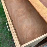Vintage 1950s chest of drawers in gilded oak