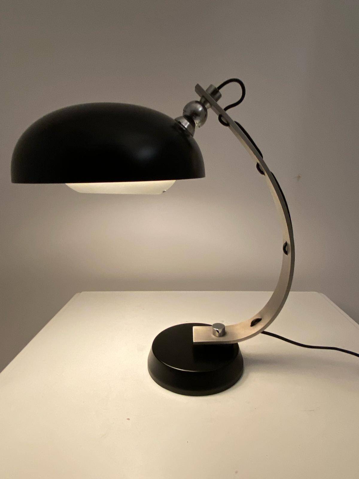 Vintage table lamp in industrial style, Italy 1970 's