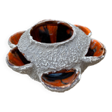 Vase for flower arrangements, fat lava.