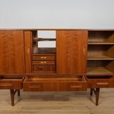Mid-Century Teak High Sideboard, Denmark, 1960s
