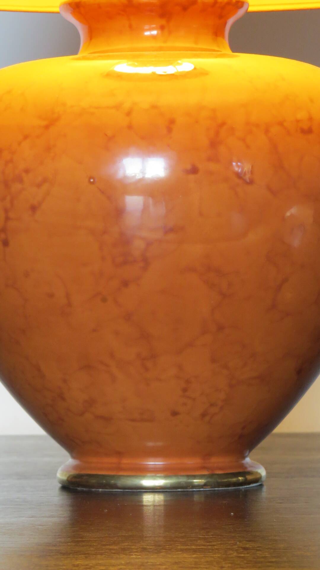 Large ceramic lamp base from the 70's,