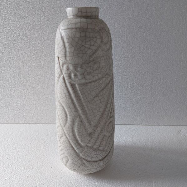 Vase craquelé mat