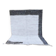 Black and white Moroccan Berber rug, traditionally handmade.