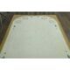 1970s Vintage Turkish Oushak Handmade Wool Cotton Beige Area Rug 172x225