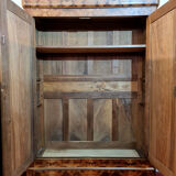 Parisian wardrobe Louis Philippe period walnut circa 1830