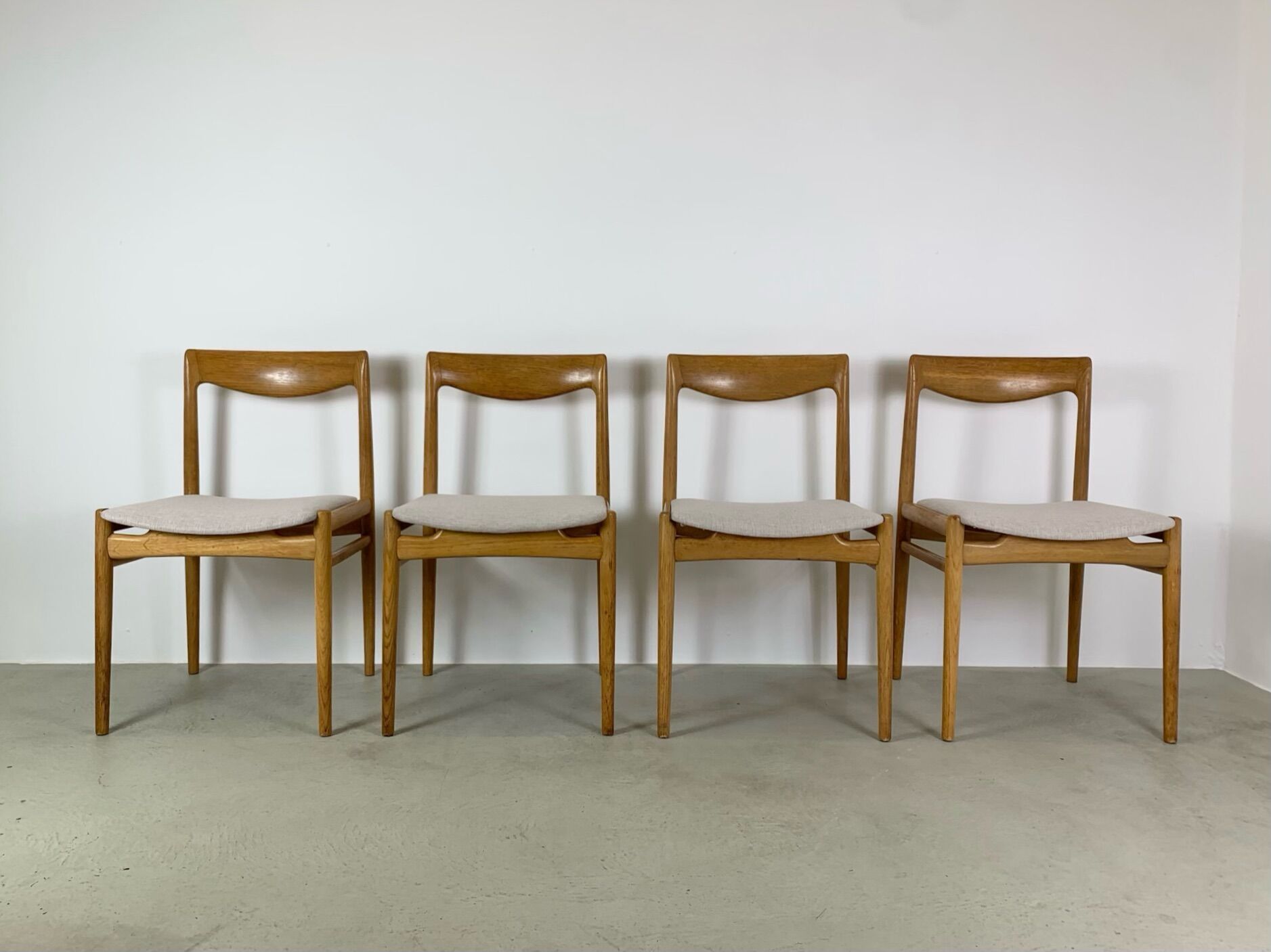 Dining set in teak & oak 1960s