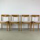 Dining set in teak & oak 1960s
