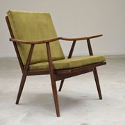 Boomerang armchair by Antonin Suman for Ton Bystrice Thonet 1960