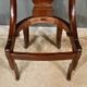 Set of 4 Gondola Chairs in Mahogany, Restoration period – Part 1, 19th century