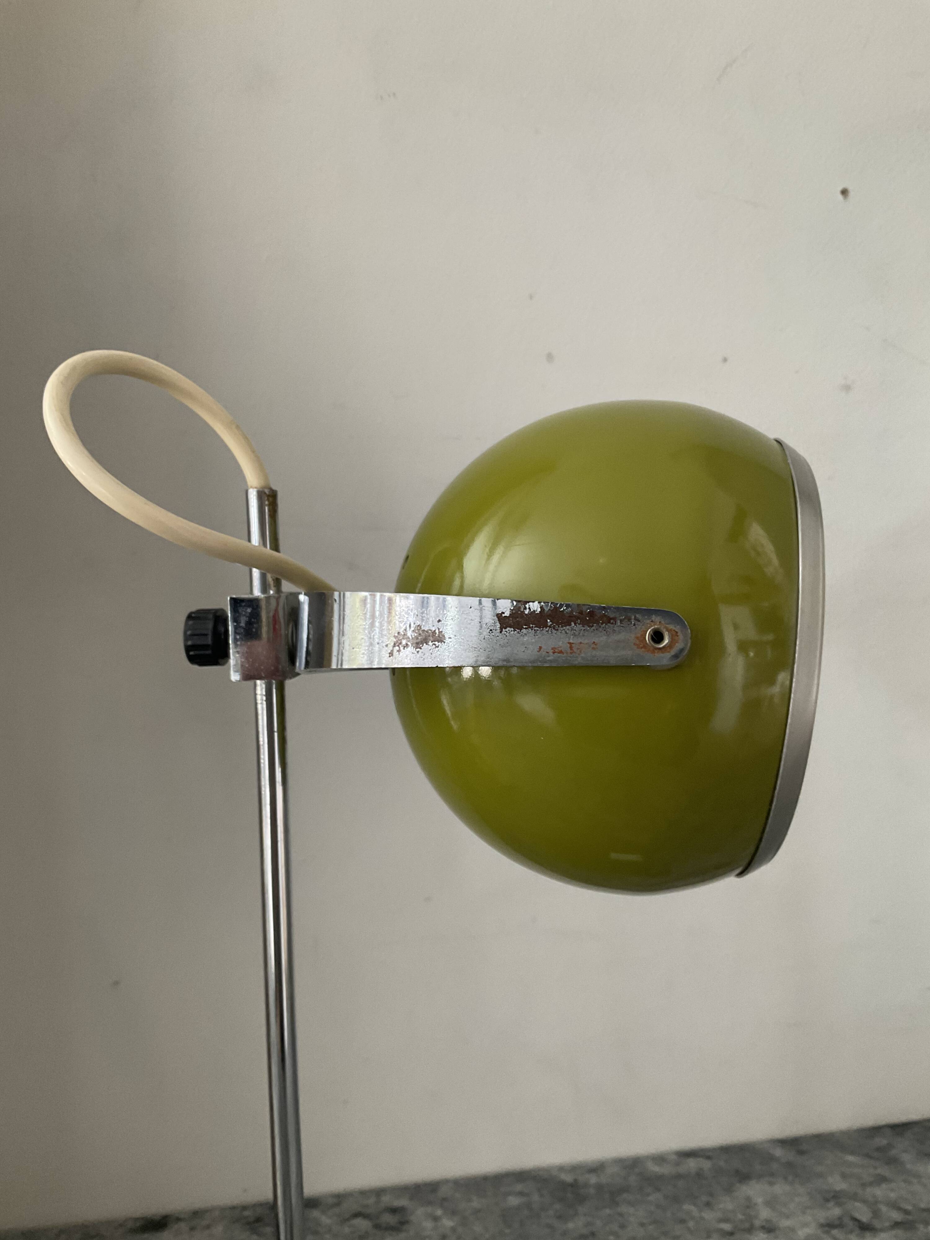 Paire de lampes EyeBall des années 70