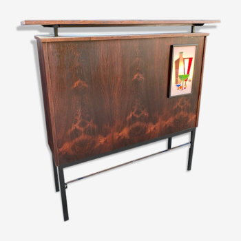 Rosewood bar design metalform vintage 60s