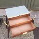 Travailleuse en bois 3 compartiments