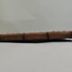 French mercury mirror / faux bamboo / 19th century / carved wood