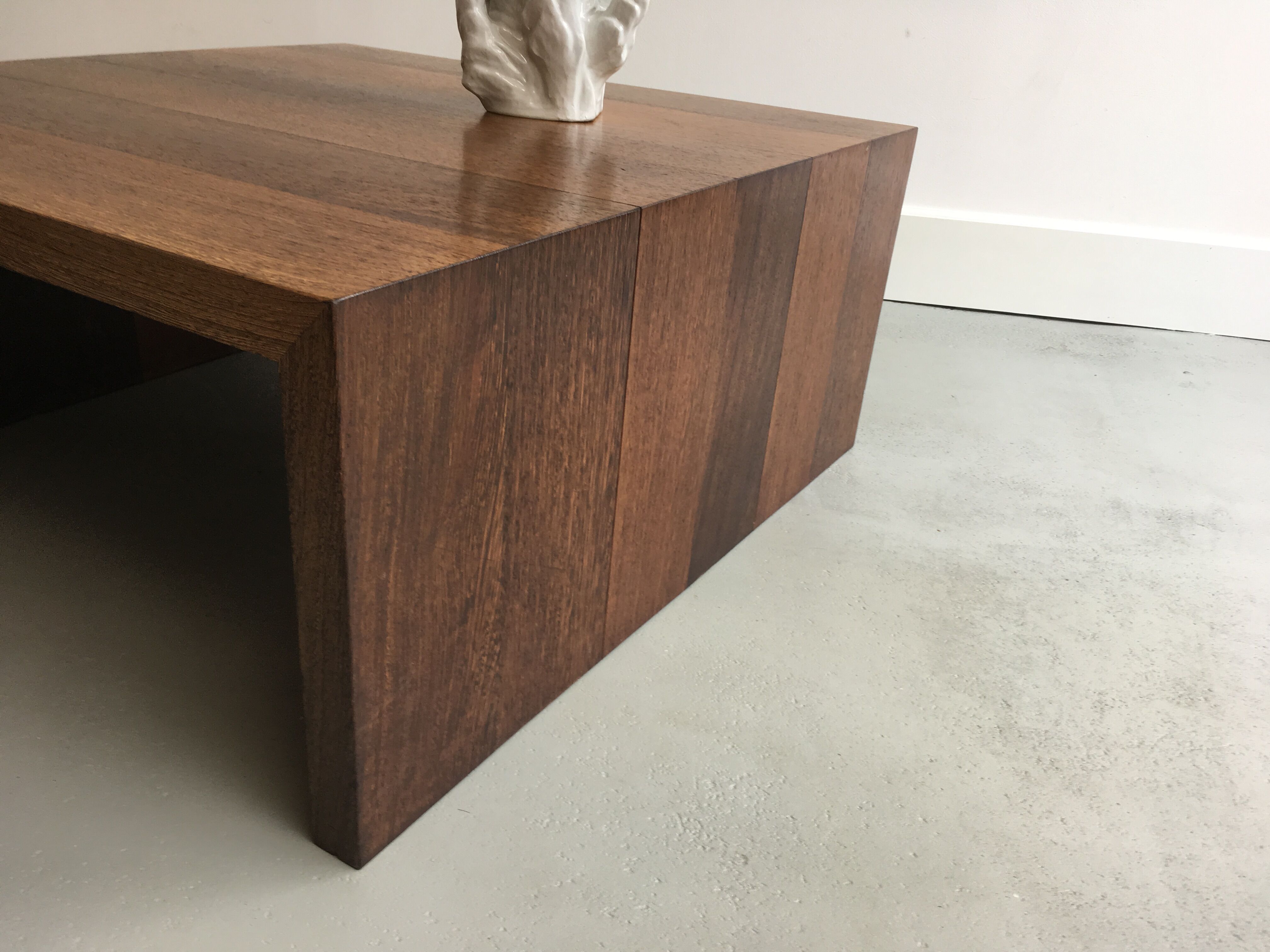 Wenge massif coffee table design den Wim Boon