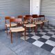 Série de 8 chaises Møller 75
