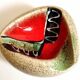 Ashtray or pocket emptier signed 60s Width 15.5 cm