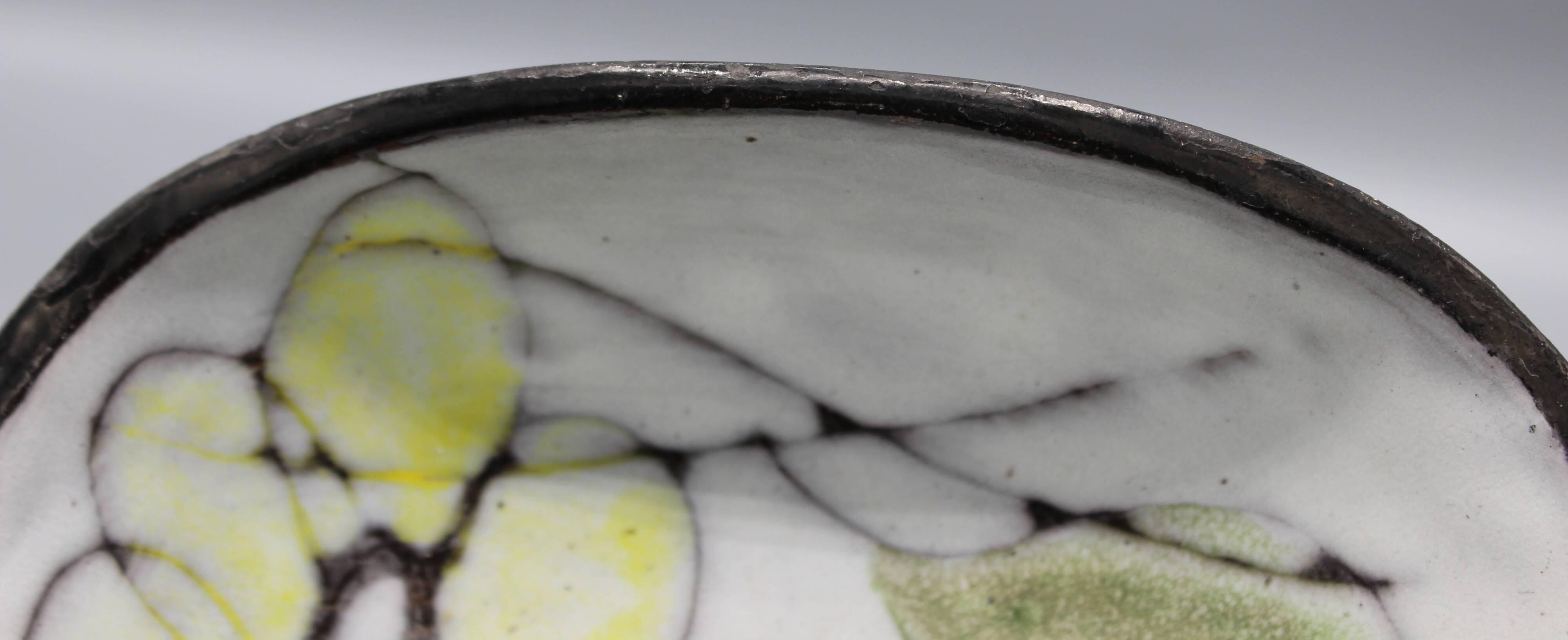 Beautiful vintage ceramic pocket emptying cup - vallauris maunier - no capron