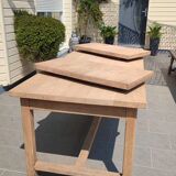 Solid oak farmhouse table