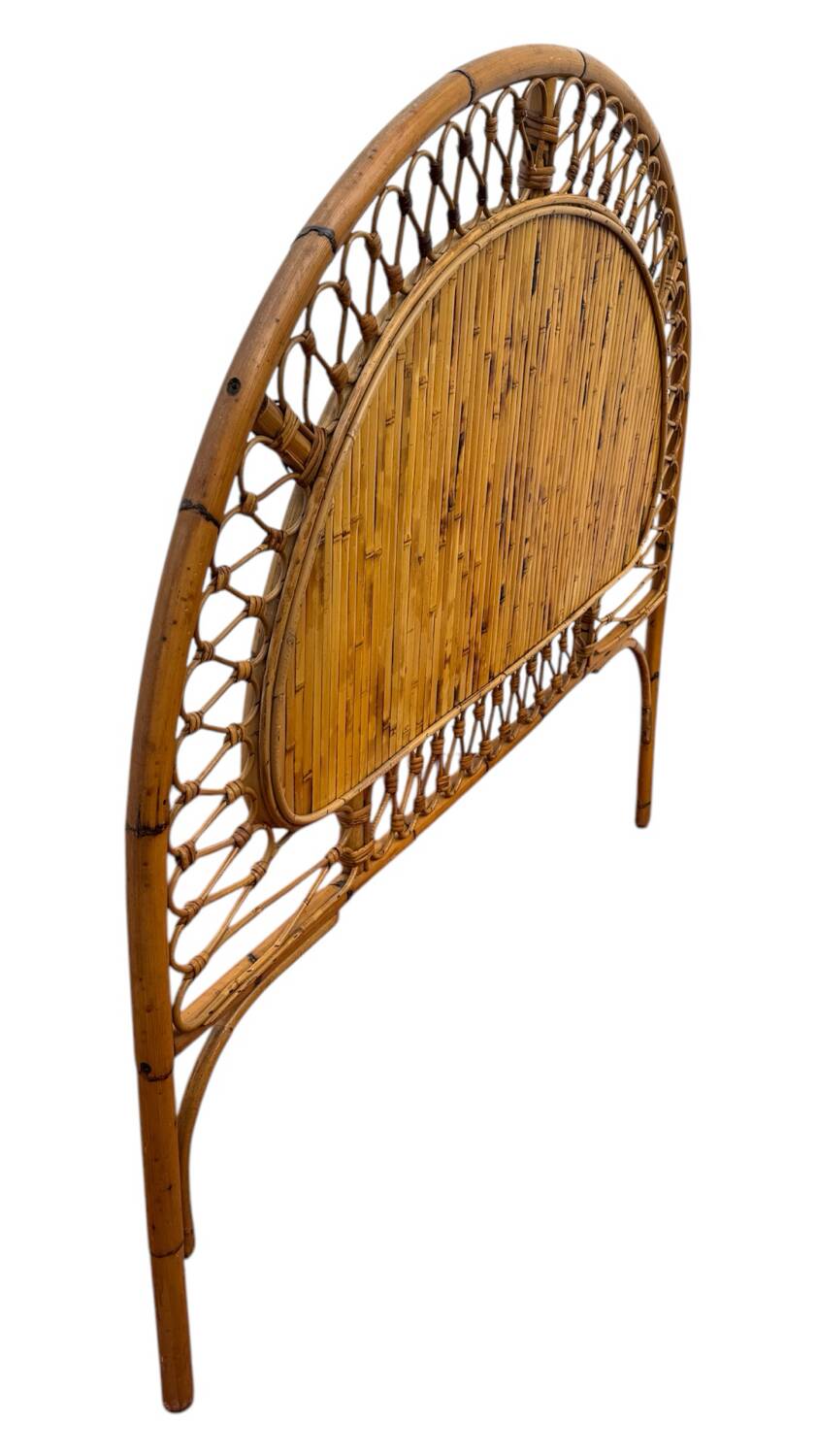 60's Rattan Headboard Italy