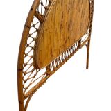 60's Rattan Headboard Italy