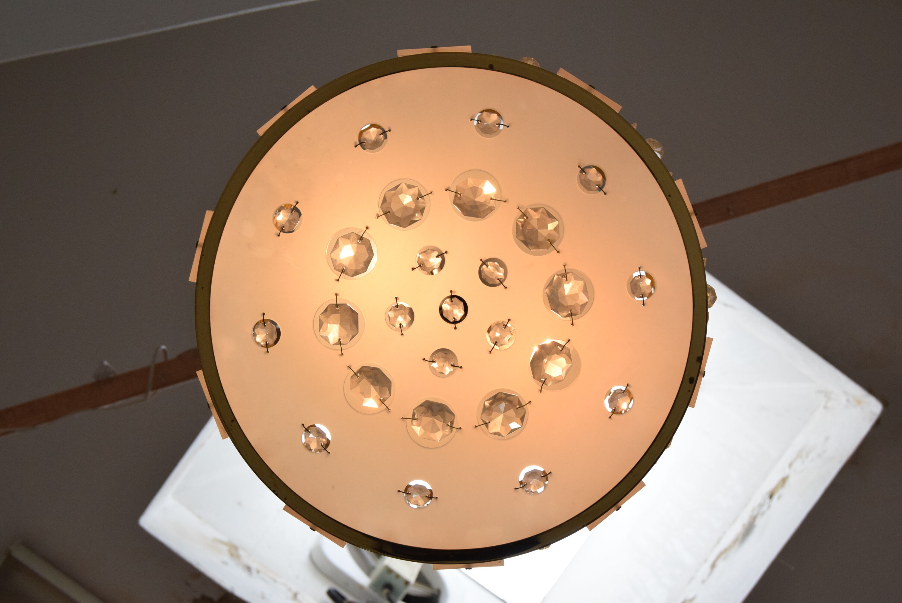 Mid-century Chandelier by  Jablonecke Sklarny Novy Bydzov, 1970’s.