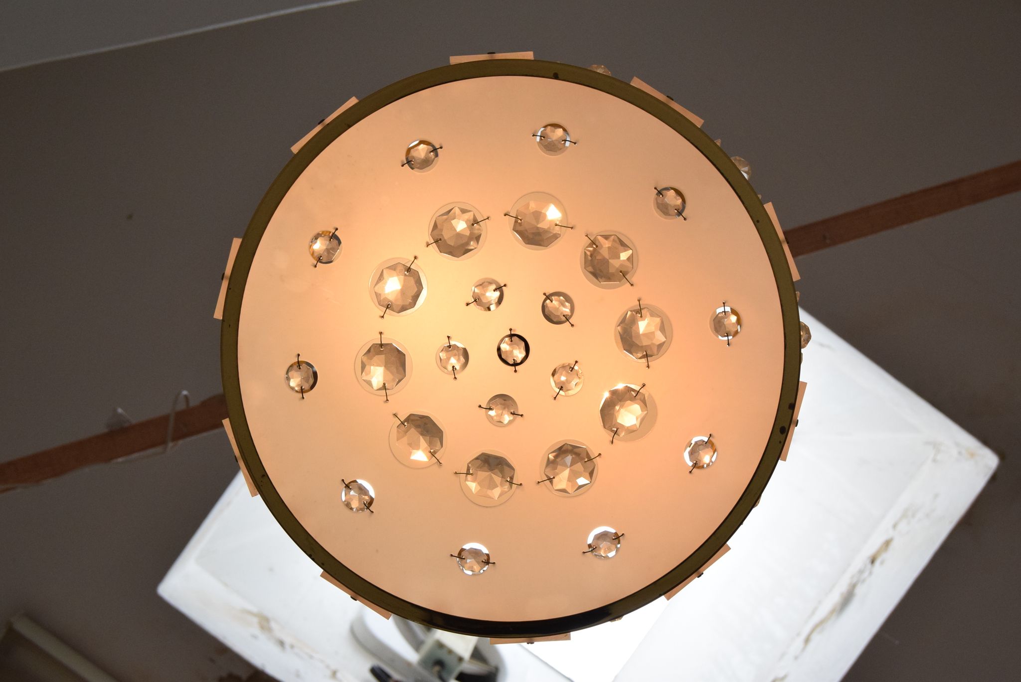 Mid-century Chandelier by  Jablonecke Sklarny Novy Bydzov, 1970’s.