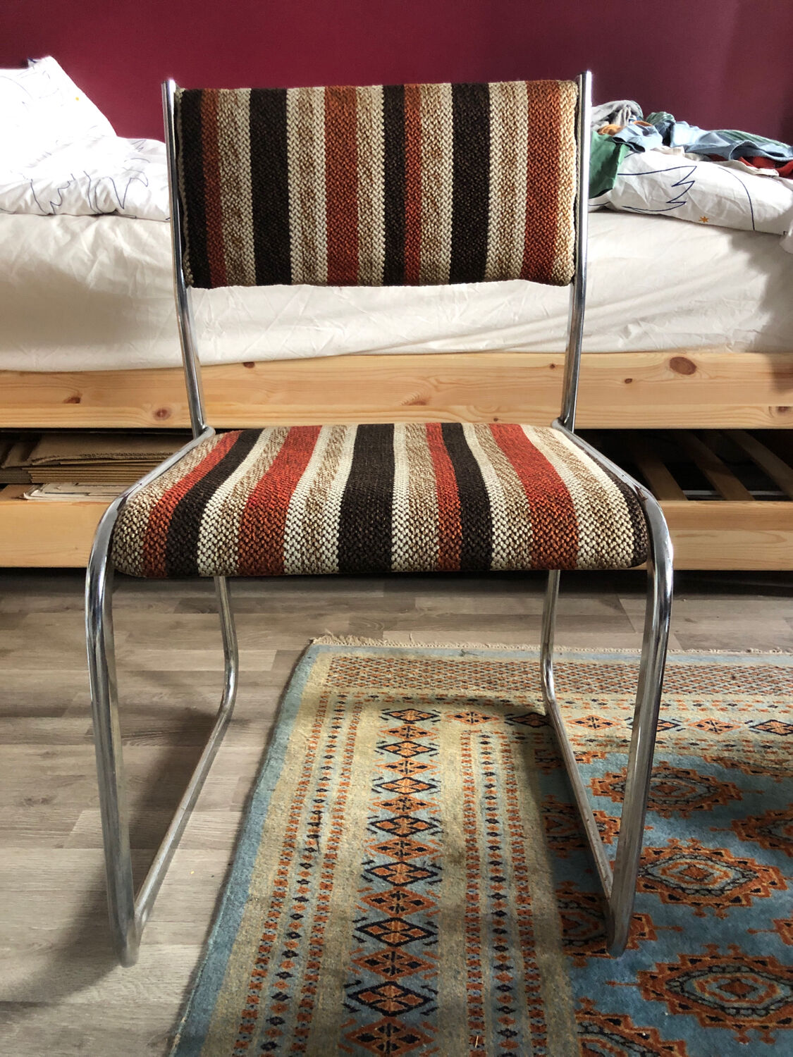 2 sled base chairs