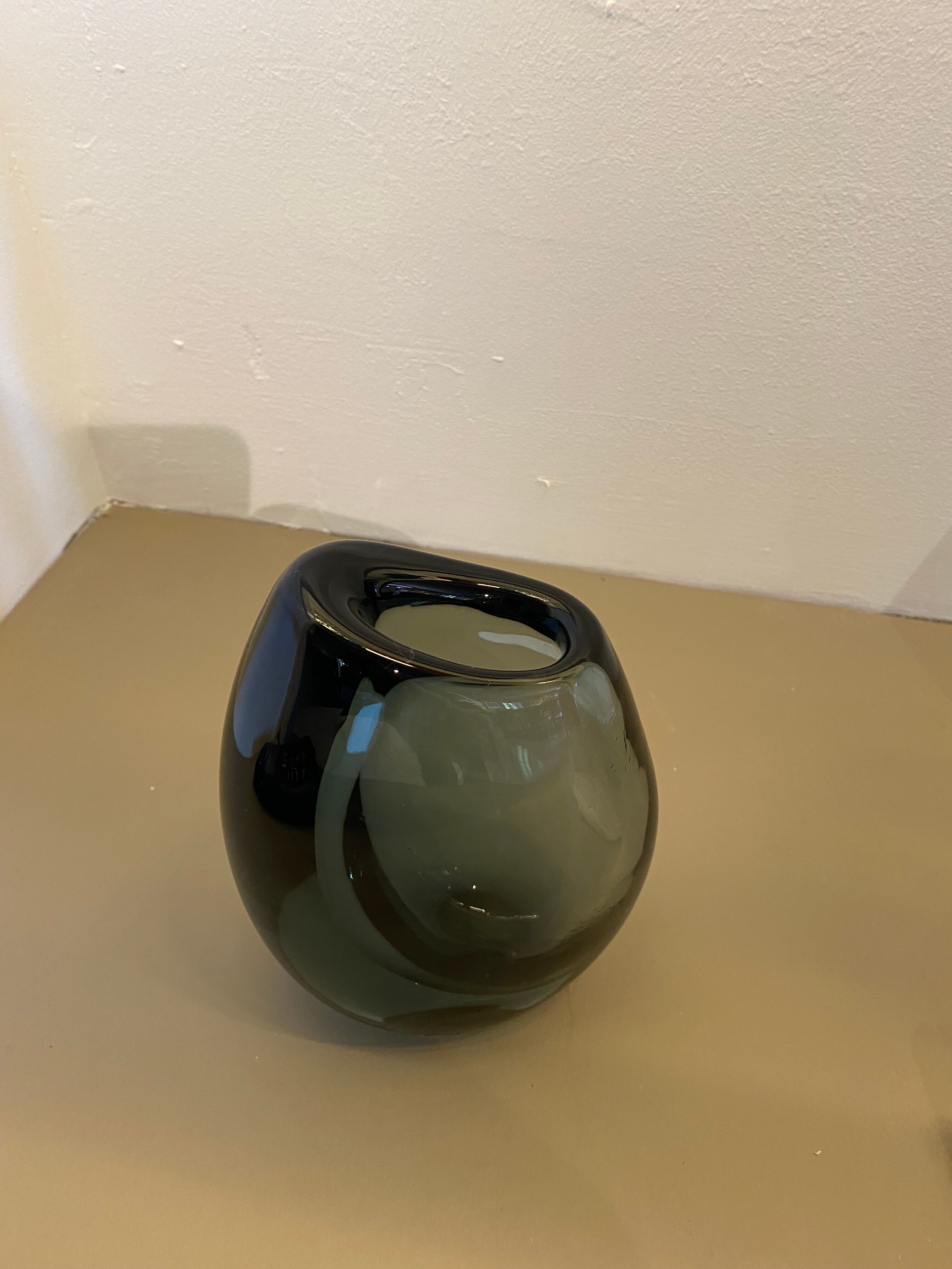 Blown glass vase Kosta Boda Sweden