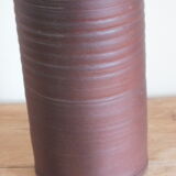 Bouteille en terre cuite goulot vernissé