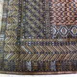 Turkmen carpet, virgin wool, 203x303.