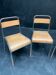 Suite de 4 chaises d’école Stella