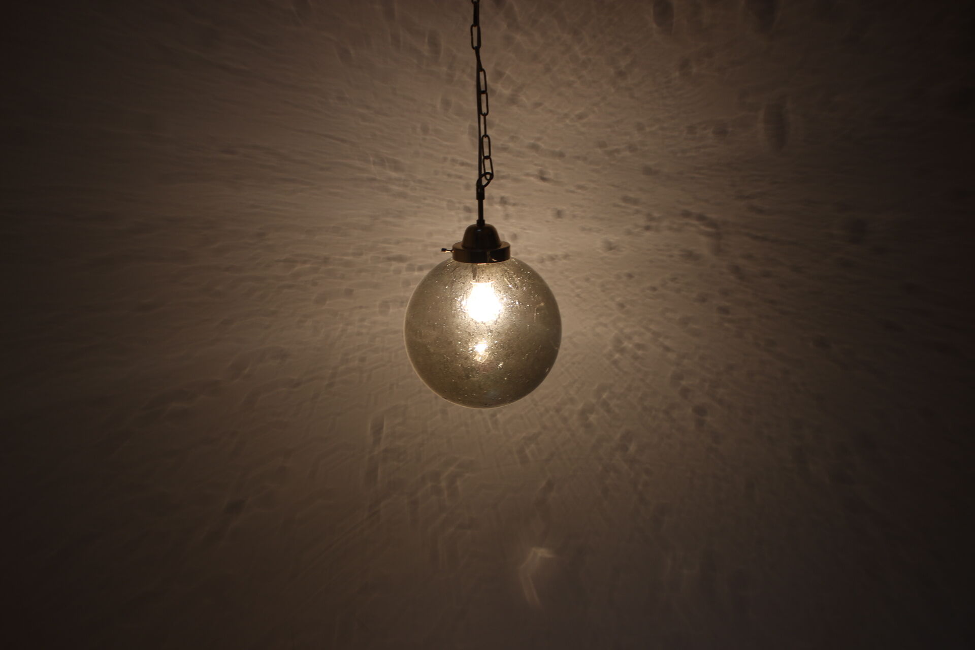 Hanging lamp Kamenický Šenov, 1970