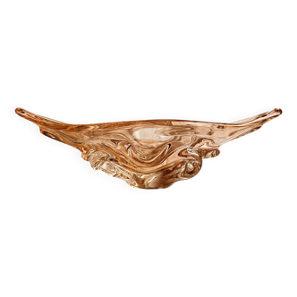 Large platter, designed by J. Hospodka, Chribska Sklarna, Czechoslovakia, 1