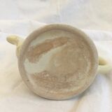 "Selfish" cream-colored teapot
