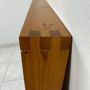 Miroir scandinave vintage en bois de pin