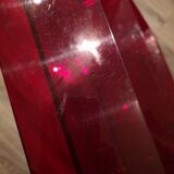 Red Plexiglas Bookshelf