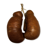 Vintage leather boxing gloves