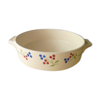 Salad bowl or vegetable in earthenware from Lunéville KG model Odile