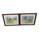 Lot de deux gravures : les règles du golf d'après ch.Crombie