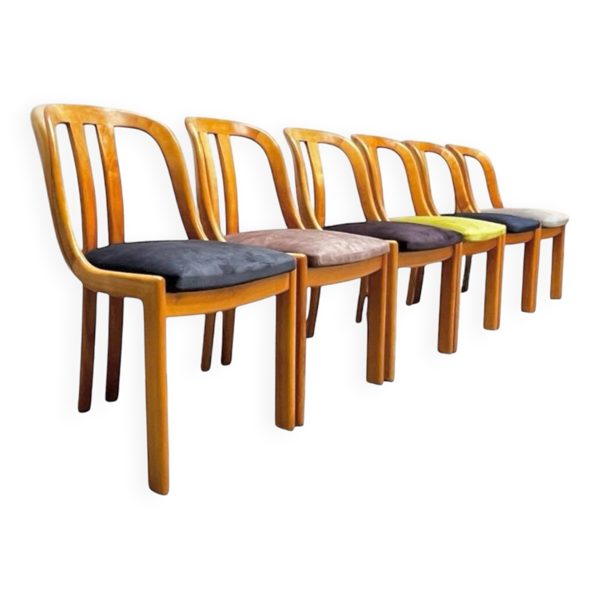 Ensemble de 6 chaises vintage